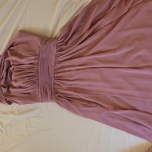 AW.Bridal bridesmaid dress, size 8, Dusty Rose